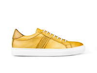 Caracalla - Low top mais steam crust leather sneakers