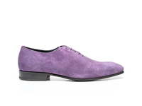 Cesare - Violet kudu Leather Men Oxford Plain Vamp