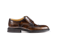 Volta - Bronza Polished Leather Men Derby Wing Brogue