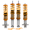 Compatible for VW Golf Rabbit MK1 Jetta MK1 Coilovers Coil Springs High Performance Lowering Suspenion Kit