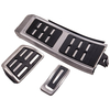 Foot Rest Pedal Cover Set compatible for Audi S4 1992-1994 2000-02 2004-2019 A6 1995-2018
