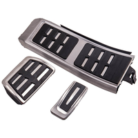 Foot Rest Pedal Cover Set compatible for Audi S4 1992-1994 2000-02 2004-2019 A6 1995-2018