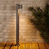 Dan Outdoor Post Light - Stainless Steel