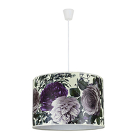 Edit Floral Easy Fit Ceiling Pendant Shade - White