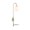 Edit Kennedy Shelf Wall Light with Plug - Champagne