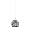 Edit Knightsbridge Glass Ceiling Pendant Light - Chrome
