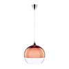 Edit Large Globe Glass Ceiling Pendant Light - Copper