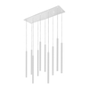 Edit Laser 10 Light Bar Ceiling Pendant - White