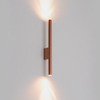 Edit Laser Up & Down Wall Light - Satin Copper