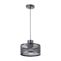 Edit Lattice Ceiling Pendant Light - Black