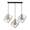 Edit Layer 3 Light Bar Ceiling Pendant - Black & Gold
