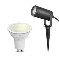 Edit Leaf 5.5W Warm White LED Smart WiFi Garden Spotlight - Black