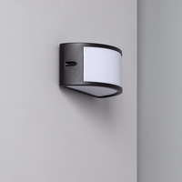 Edit Lenir Outdoor Flush Wall Light - Black