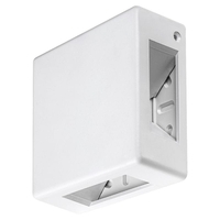 Edit Lippa Square LED Outdoor Up & Down Wall Light - White