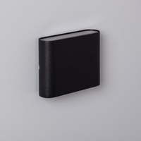 Edit Luming 6W Square Cool White LED Outdoor Up & Down Wall Light - Black