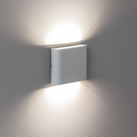 Edit Luming 6W Warm White LED Outdoor Up & Down Wall Light - White
