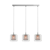 Edit Maverick 3 Light Ceiling Bar Pendant - Chrome & Copper