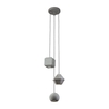 Edit Max 3 Light Cluster Ceiling Pendant Light - Concrete