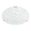 Edit Medium LED Grove Flush Light - Opal