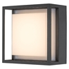 Edit Mendoza Wide LED Outdoor Flush Light - Anthracite