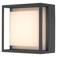 Edit Mendoza Wide LED Outdoor Flush Light - Anthracite