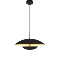 Edit Monica LED Ceiling Pendant Light - Black & Gold