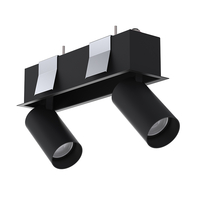 Edit Mono Deep Recessed 2 Light Spotlight Bar - Black
