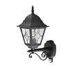 Edit Mottled Outdoor Lantern Wall Light with PIR Sensor - Black