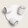 Edit New Hampshire 3 Light Spotlight Plate - White