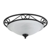 Edit Noble Flush Ceiling Light - Black