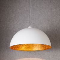Edit Rondure Ceiling Pendant Light - 500mm White and Copper