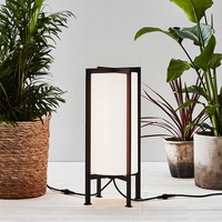 Garden 24V Frame LED Outdoor Floor Lamp - Black & White
