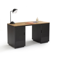 AGAMA Oak and Metal Desk