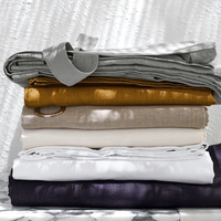 Colin Classic Lined Linen Single Curtain with Ties