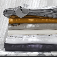 Colin Classic Linen Single Curtain with Ties