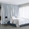 Colin Lined Linen Pleated Single Curtain