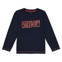 Cotton Cheer Up Slogan T-Shirt,  3-12 Years