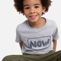 Cotton Mix Slogan T-Shirt,  3-12 Years