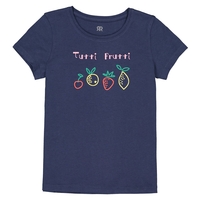 Cotton Tutti Frutti Slogan T-Shirt,  3-12 Years
