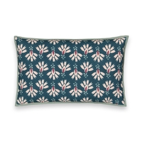 DAYA Floral Washed Cotton Cushion Cover