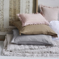 ELINA Pre-Washed Linen Fitted Sheet