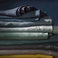 ELINA Washed Linen Flat Sheet