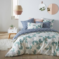 ELLIPSE Geometric-Print Cotton Duvet Cover