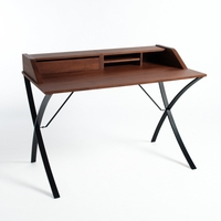 Epitre Walnut and Metal Desk