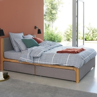 ETAMINE Check Print Cotton Pillowcase