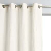 Helm Pure Washed Hemp Single Curtain with Eyelet Header