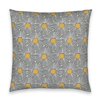 ÃJA Floral / Starburst Cotton Cushion Cover