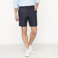 Linen Mix Bermuda Shorts