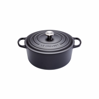 “Ma Nouvelle Le Creuset” Matt Black Casserole Dish