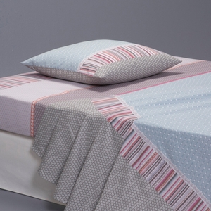 METISMIX Printed Cotton Flat Sheet